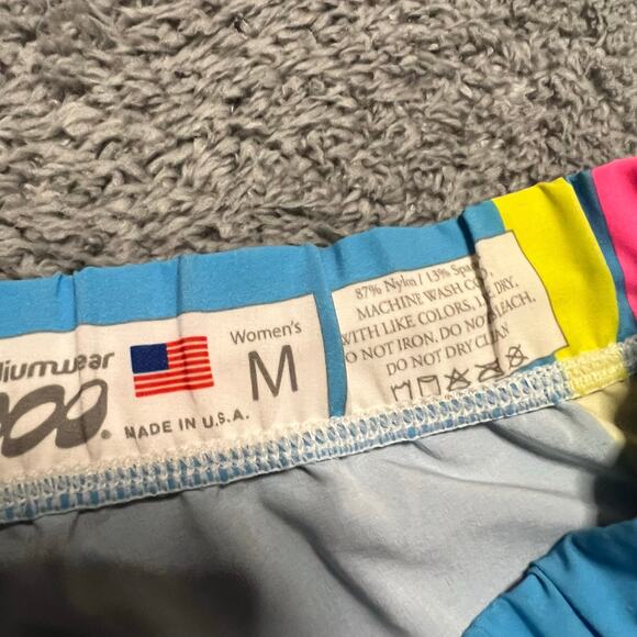 Podiumwear Cycling Shorts Womens Medium Bike Riding Blue Performance - Picture 3 of 7